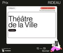 Le Théâtre de la Ville en nomination pour deux prix RIDEAU