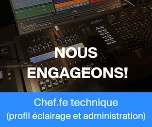 Offre d'emploi - chef.fe technique profil éclairage et administration